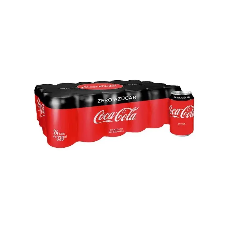 Coca Cola Zero Lata 33cl 24 Unidades