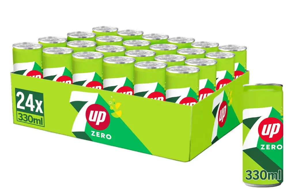 Seven-Up Zero Lata 33cl 24 Unidades