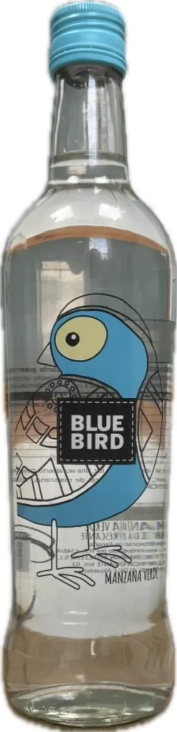 Licor De Manzana Blue Bird Sin Alcohol 70cl